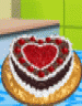 بازی آشپزی درست کردن کیک به شکل قلب